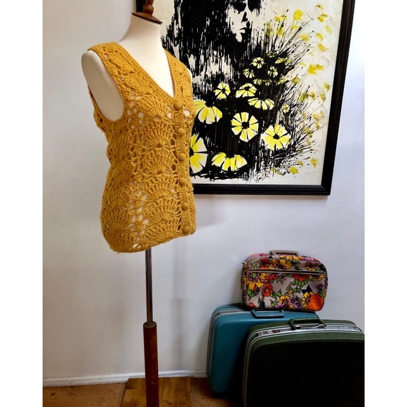 True Vintage Wool Knit Vest - Picture 2 of 8